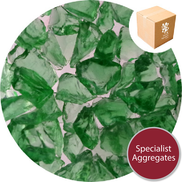 Enviro-Glass Gravel - Emerald Green Crystal